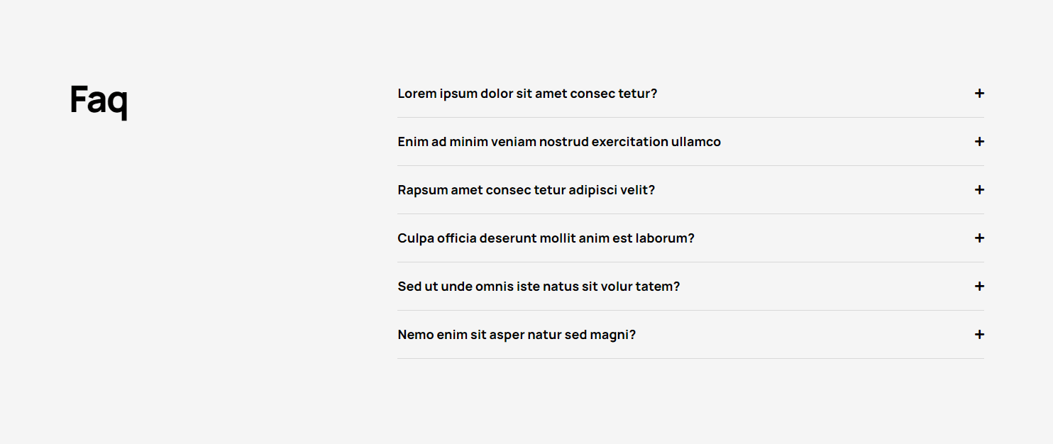 +21 Elementor Faq Sections